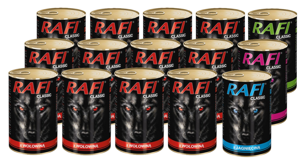 Rafi Classic MIX SMAKÓW w Sosie 15x1240g