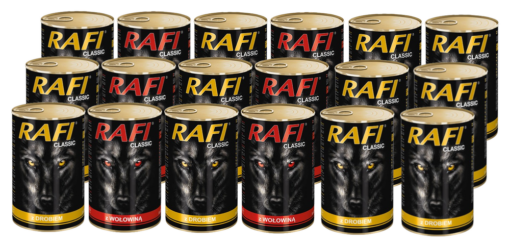 Rafi Classic MIX SMAKÓW w Sosie 18x1240g
