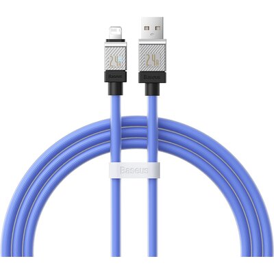Kabel szybko ładujący Baseus USB-A do Lightning CoolPlay Series 2.4A 1m (fioletowy)