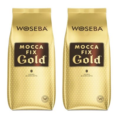 Kawa ziarnista WOSEBA Mocca Fix Gold 2 x 1 kg | Bezpłatny transport