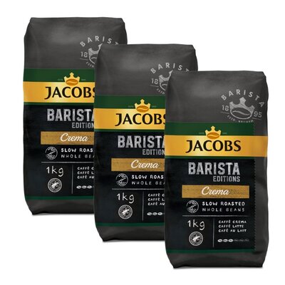 Kawa ziarnista JACOBS Barista Editions Crema 3 x 1 kg