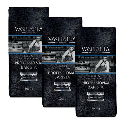 Kawa ziarnista VASPIATTA Professional Barista 3 x 1 kg