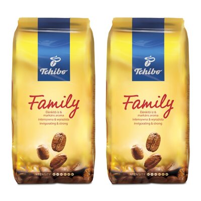 Kawa ziarnista TCHIBO Family 2 x 1 kg
