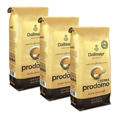 Kawa ziarnista DALLMAYR Prodomo Crema 3 x 1 kg | Bezpłatny transport