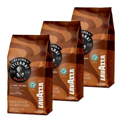 Kawa ziarnista LAVAZZA Tierra Brazil 3 x 1 kg | Bezpłatny transport