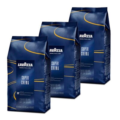 Kawa ziarnista LAVAZZA Super Crema 3 x 1 kg | Bezpłatny transport