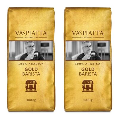 Kawa ziarnista VASPIATTA Gold Barista Arabica 2 x 1 kg