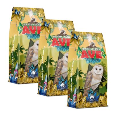 Kawa ziarnista BLUE ORCA COFFEE Brazilliana Ave Arabica 3 x 1 kg