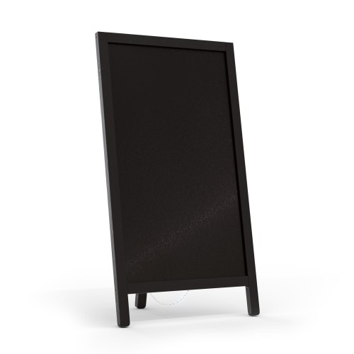 Potykacz stojak kredowy CZARNY jednostronny 78x44 cm stojak reklamowy