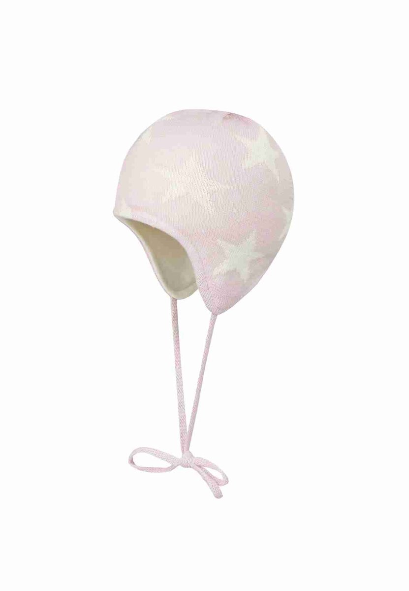 Czapka dziewczęca, różowa, gwiazdy, Döll