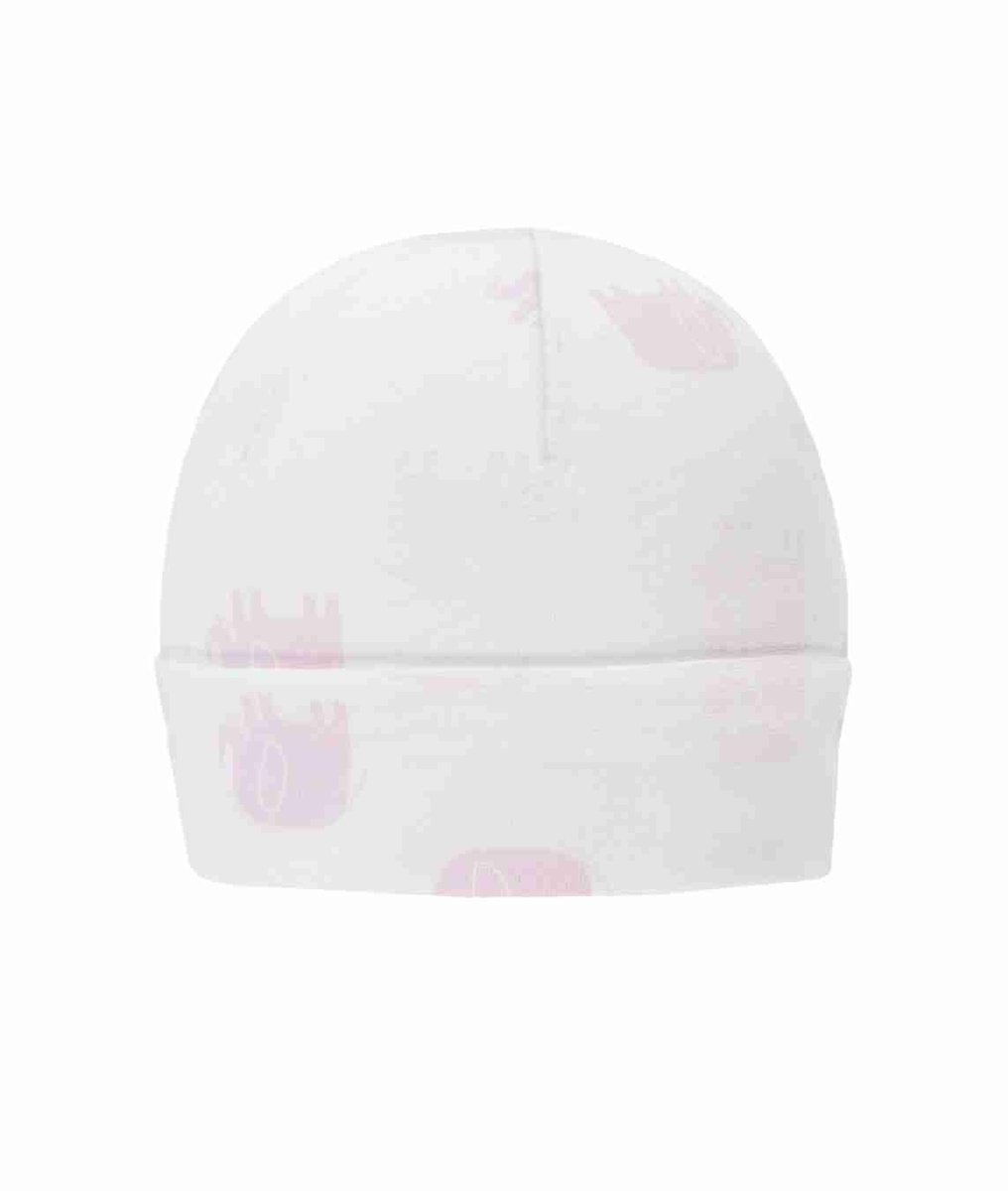 Czapka dziewczęca, biała, słonie, Döll