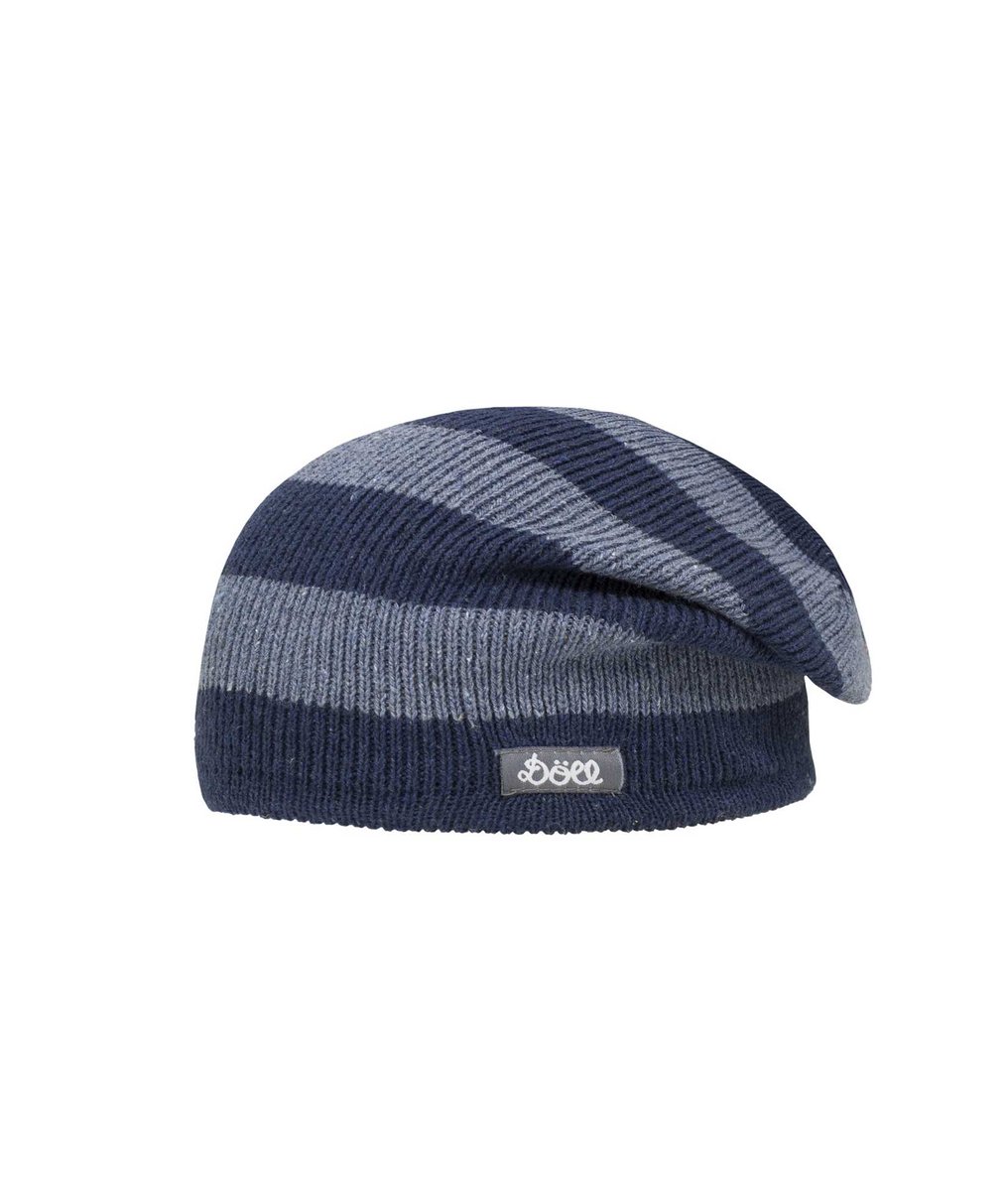 Czapka dziecięca, szaro-granatowa, Döll