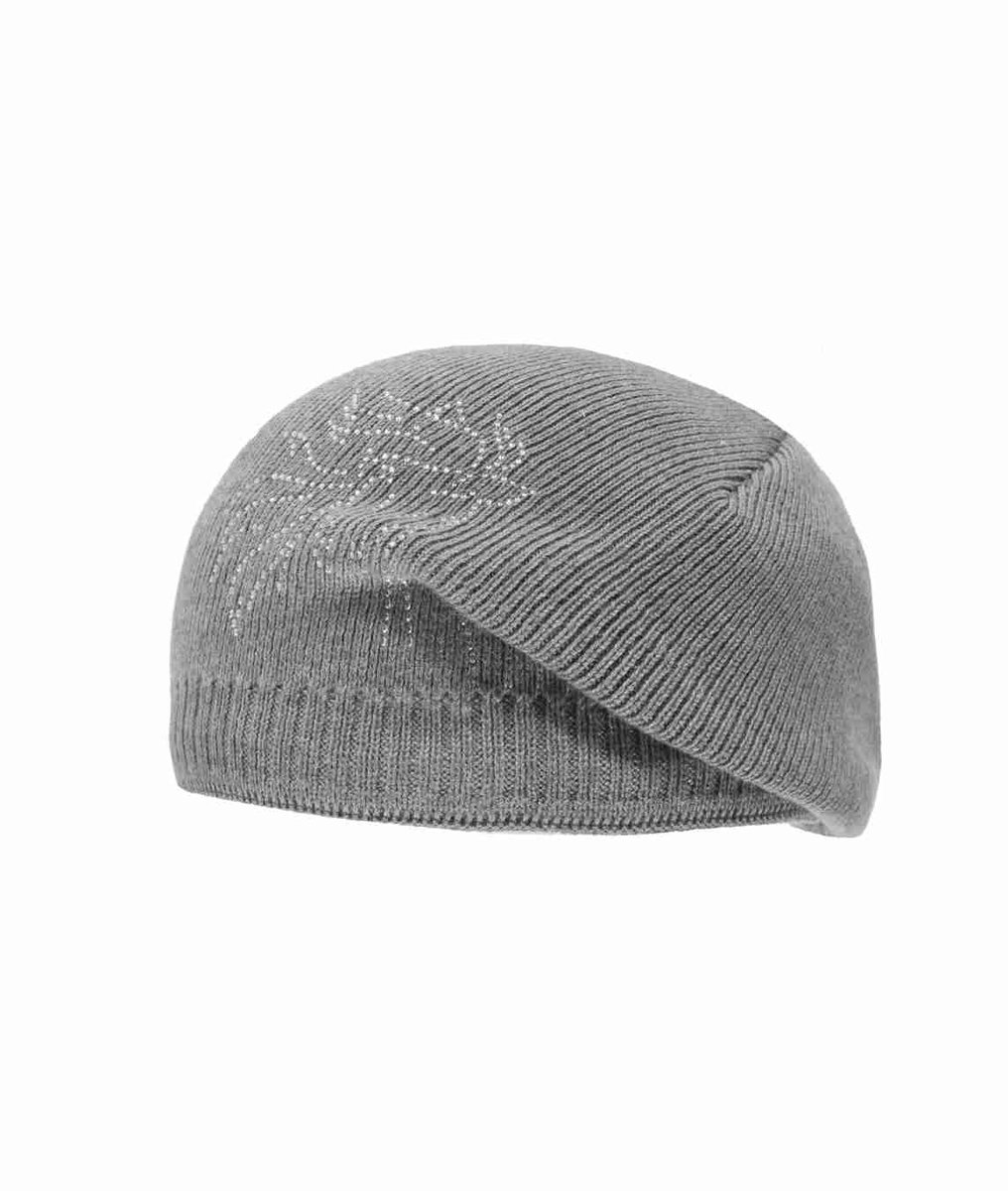 Czapka dziewczęca, szara, konik, Döll