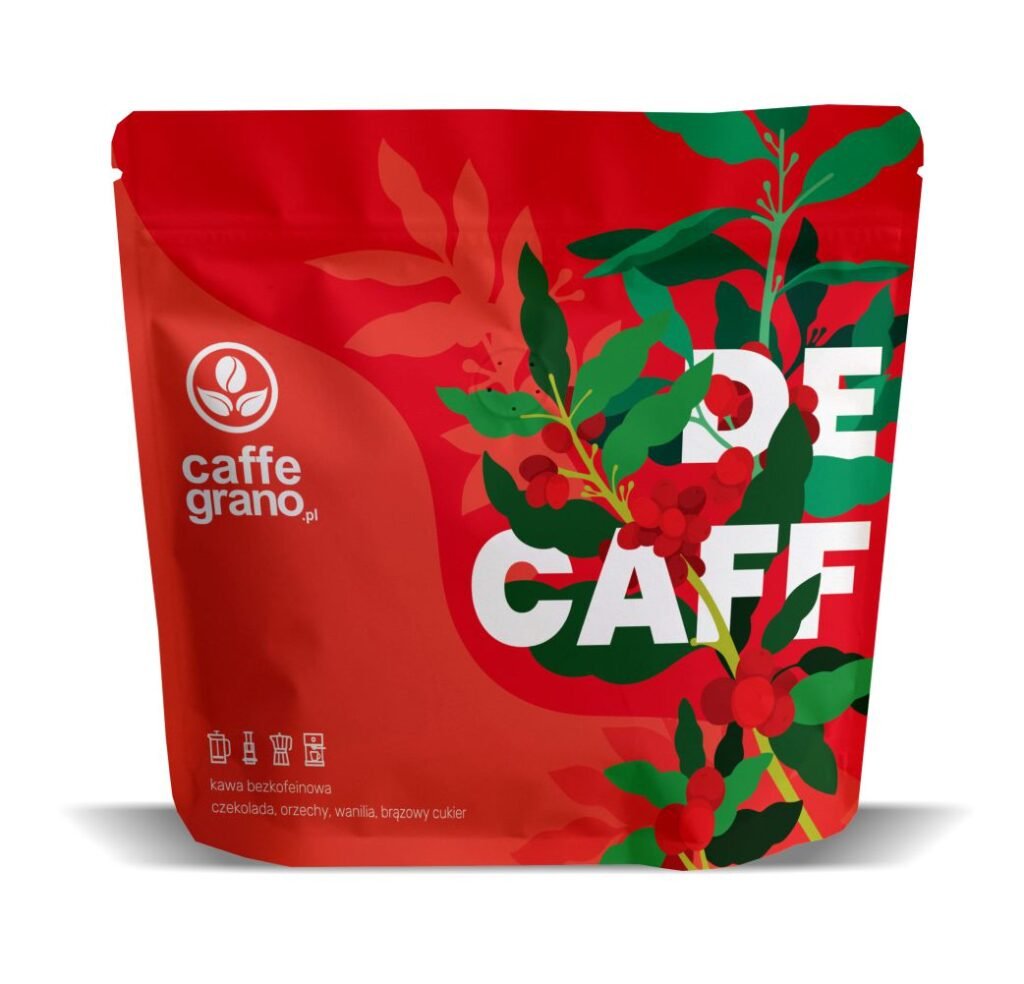 Kawa Caffe Grano DECAFF – bezkofeinowa Kolumbia Supremo Swiss Water 250g