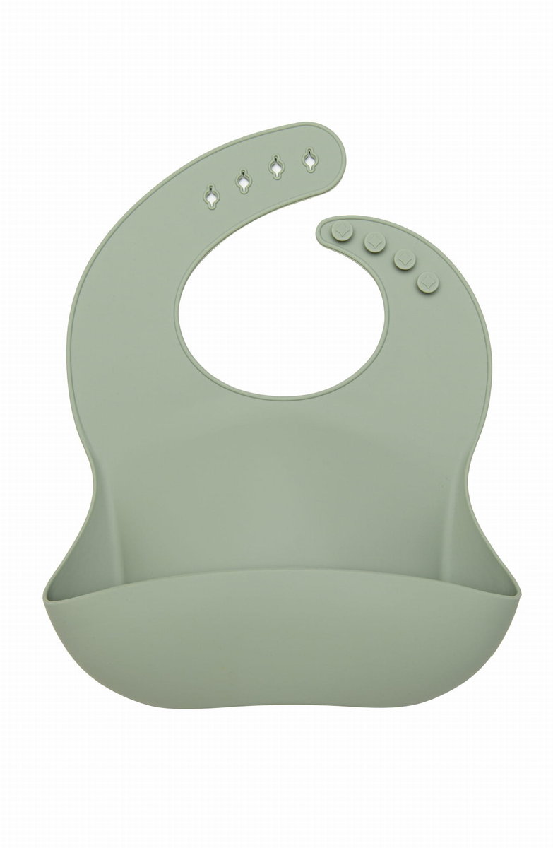 Śliniak Silikonowy Sage Green LouLou Lollipop