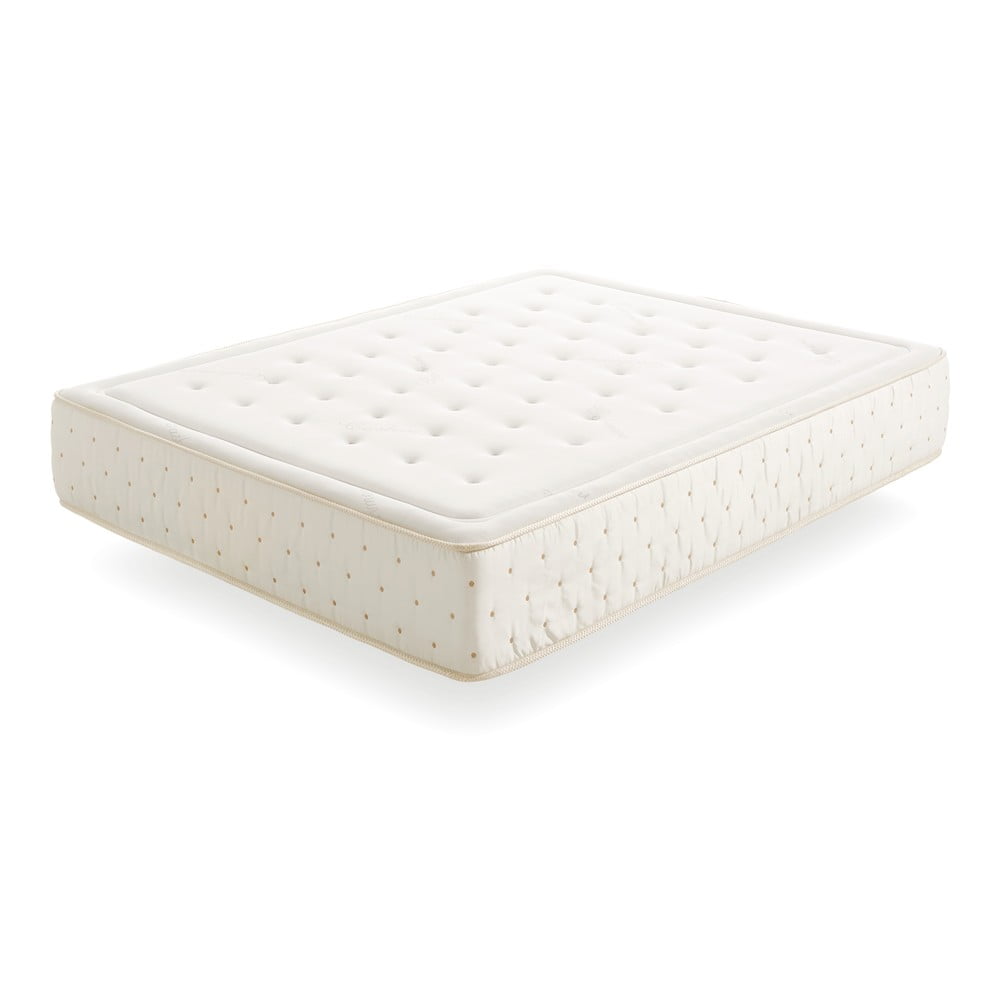 Twardy/średnio twardy piankowy materac dwustronny 90x200 cm Premium Cashmere – Moonia