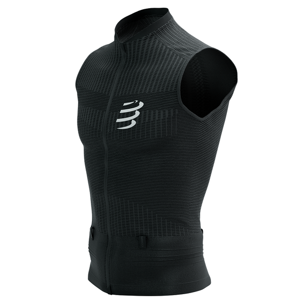COMPRESSPORT Koszulka kompresyjna do biegania TRAIL POSTURAL TANK TOP black