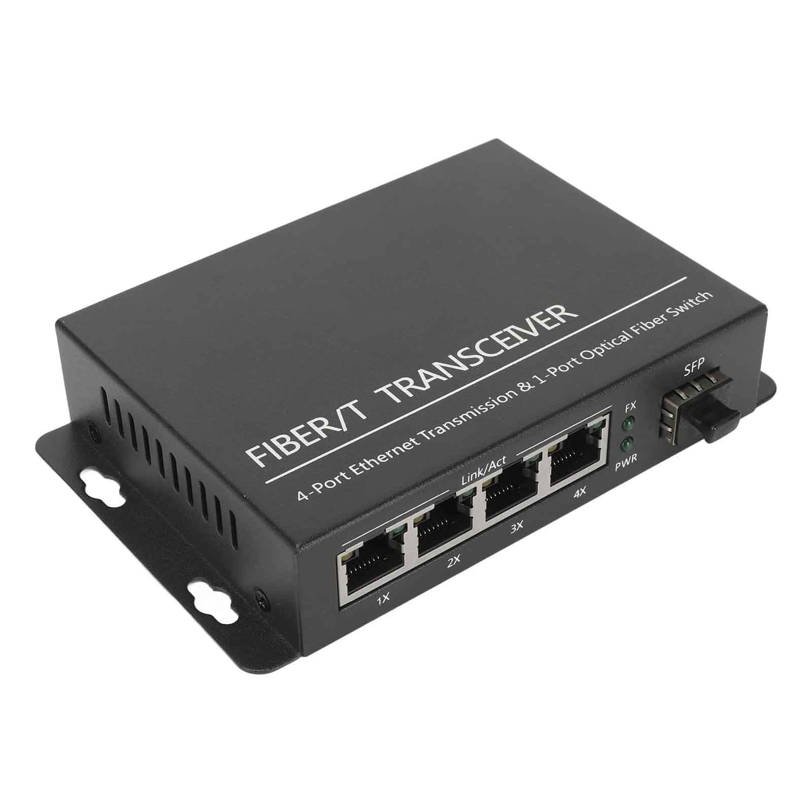 Option Gigabit Media Konwerter MC240P SFP-4xRJ45 PoE