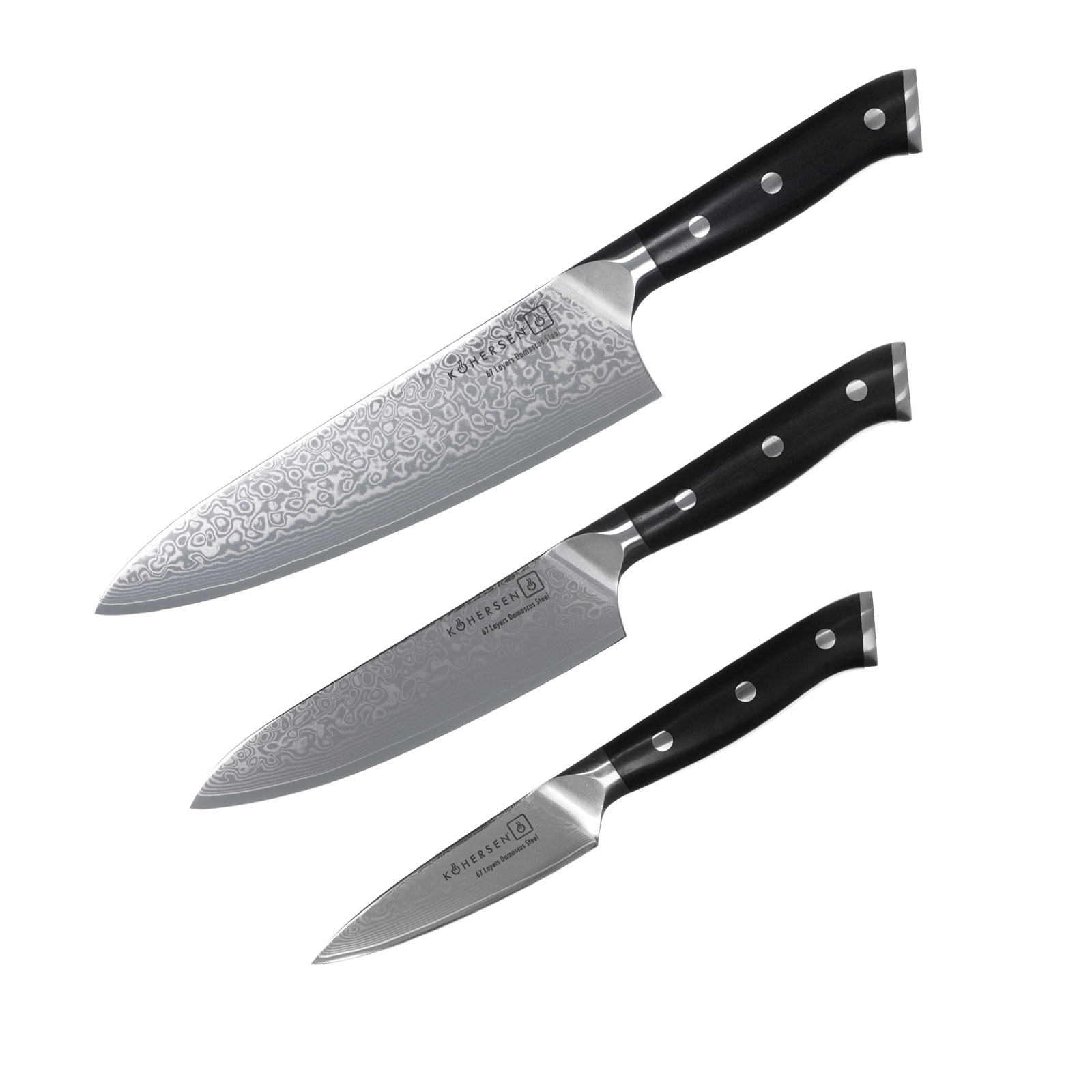 Zestaw noży ESSENTIAL ELEGANCE EBONY WOOD