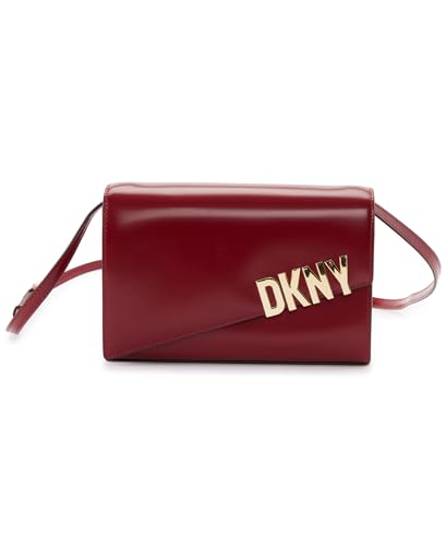 DKNY Women's Alison Convertible Clutch Shoulder Bag, czerwona, czerwony