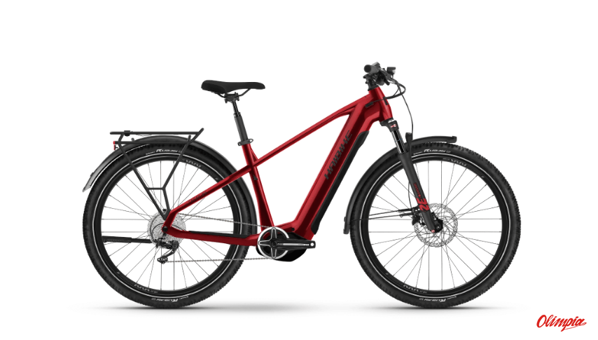 Rower elektryczny Haibike Trekking 5 High dynamite red/black gloss 2023
