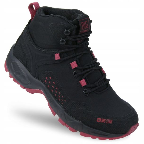 Buty trekkingowe damskie niskie Big Star MM274562 40 Czarne (5900714684235)