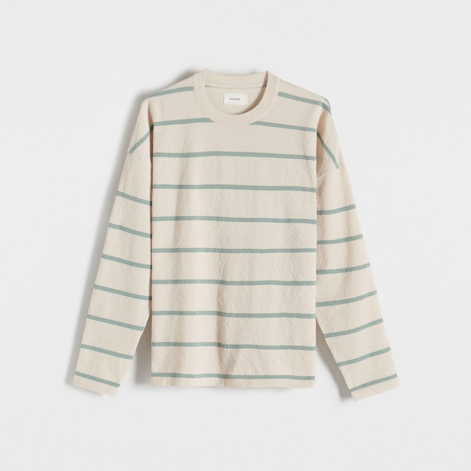 Reserved - Sweter w paski - Zielony