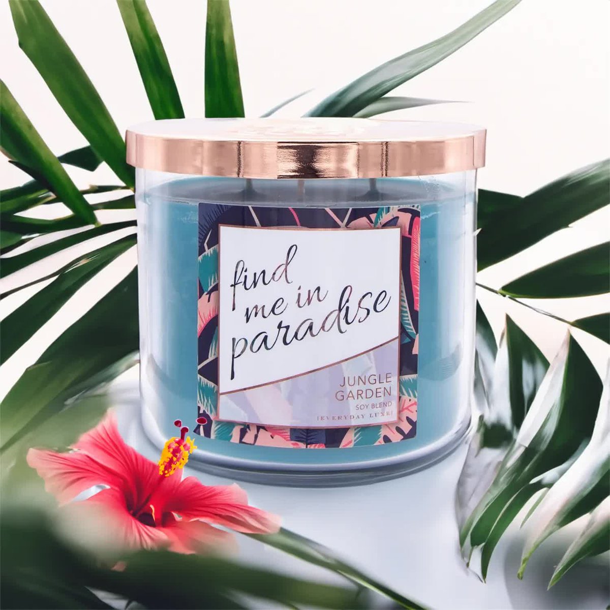 Sojowa świeca zapachowa 3 knoty w szkle Colonial Candle 411 g Tropikalna