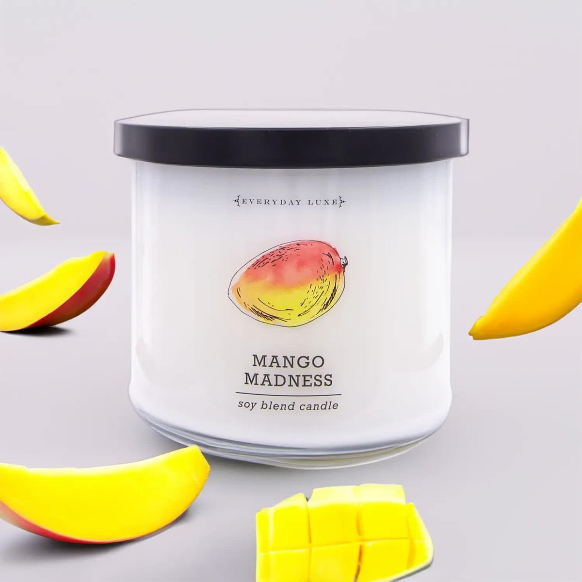 Świeca sojowa zapachowa 3 knoty w szkle Colonial Candle 411 g Mango