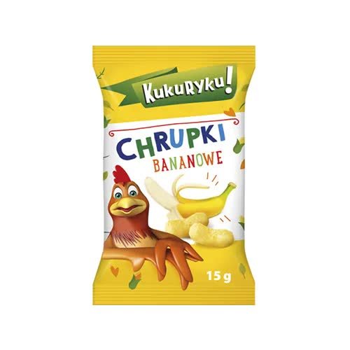 Kukuryku Chrupki Kukurydziane Bananowe 15G