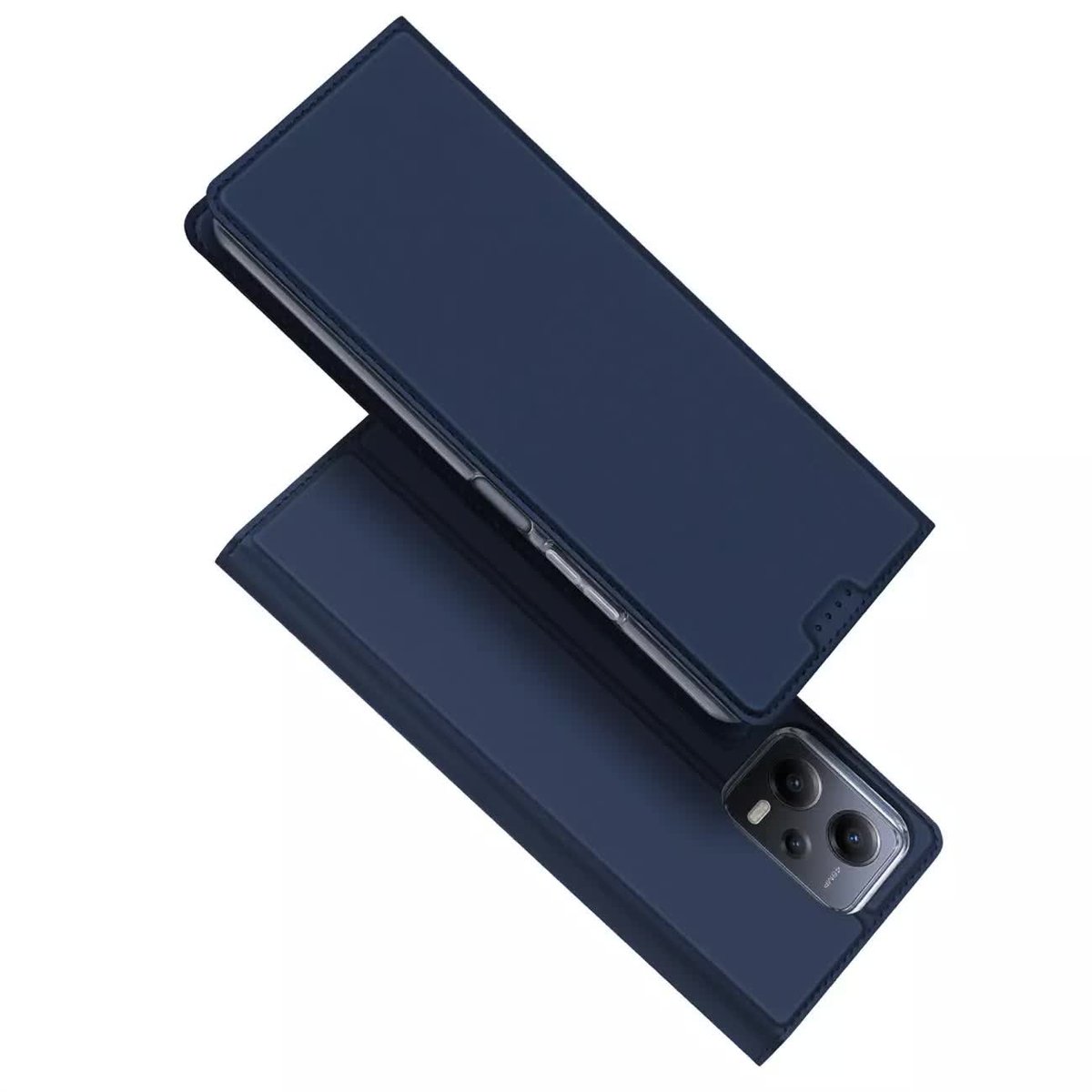 Dux Ducis Skin Pro etui do Xiaomi Redmi Note 12 5G / Poco X5 5G pokrowiec z klapką portfel na kartę podstawka niebieskie