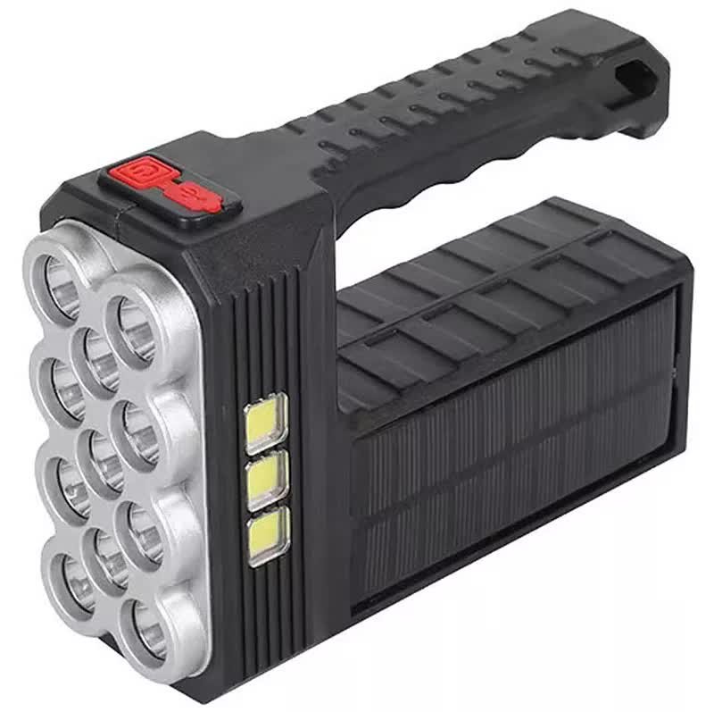 Latarka Solarna Przenośna Wielofunkcyjna 2 W 1 Lampa I Szperacz St11