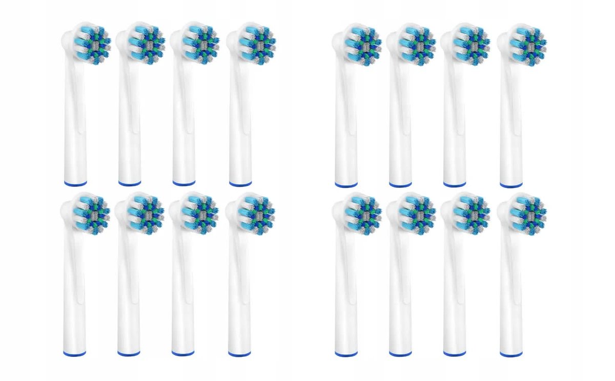 Zestaw 16 zamiennych końcówek do szczoteczek Oral-B cross