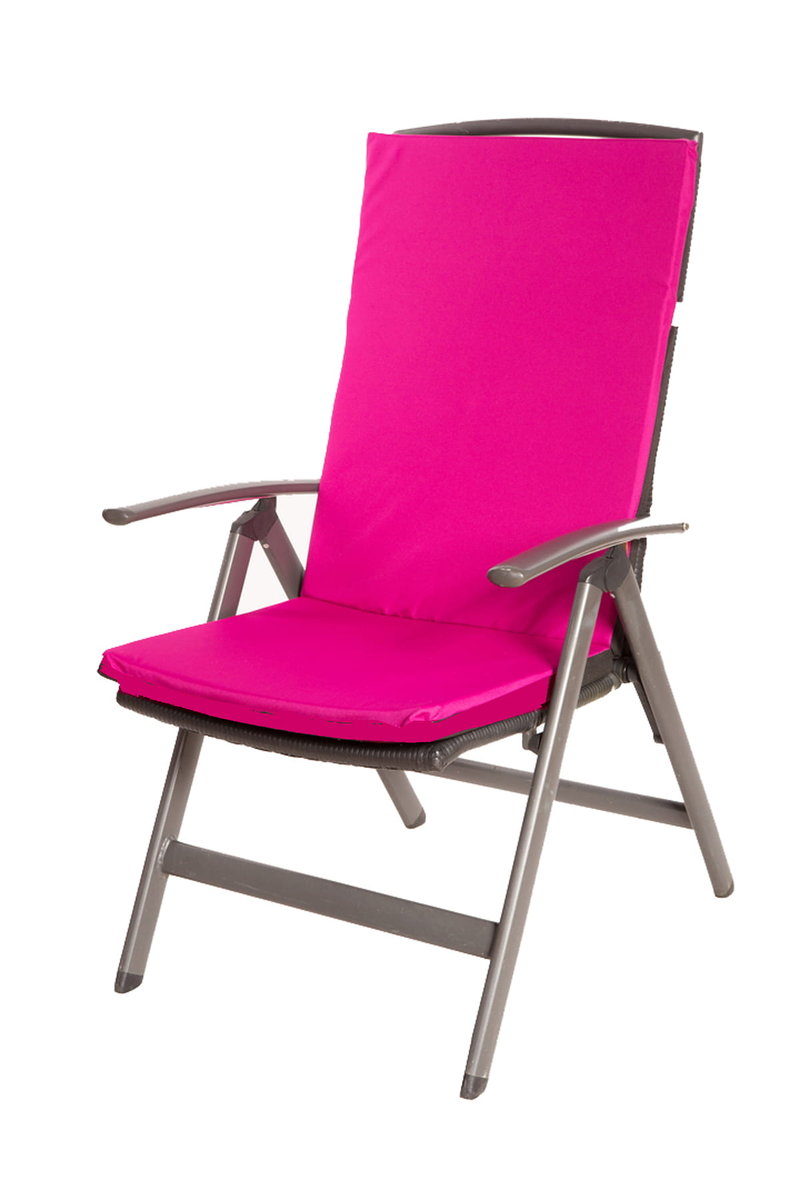 Poduszka na krzesło ogrodowe 110x47x4cm, różowa poduszka ogrodowa, poduszka na fotel, poduszka ogrodowa, poduszka płaska/ Setgarden