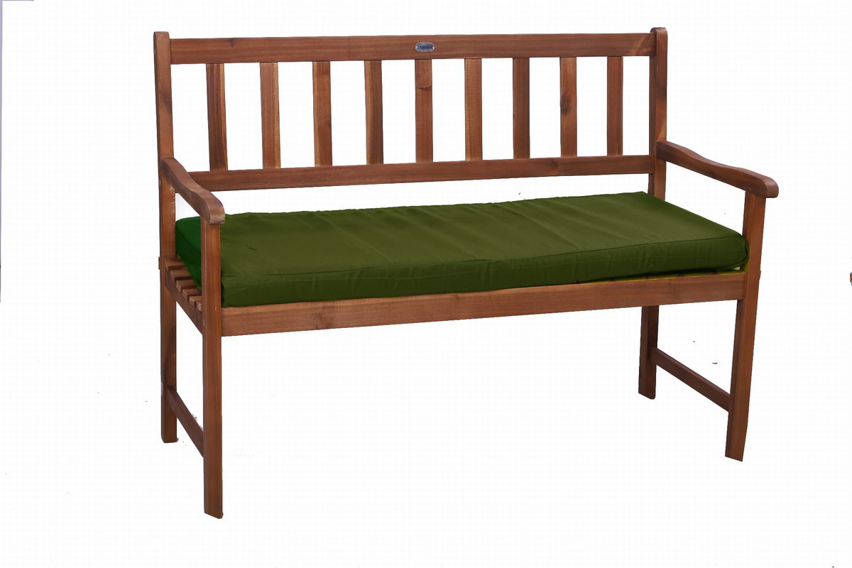 Poduszka na ławkę, 120x60x7cm, poduszka siedzisko zielone, poduszka na meble ogrodowe, poduszka na parapet, poduszki na balkon, poduszka zewnętrzna/..