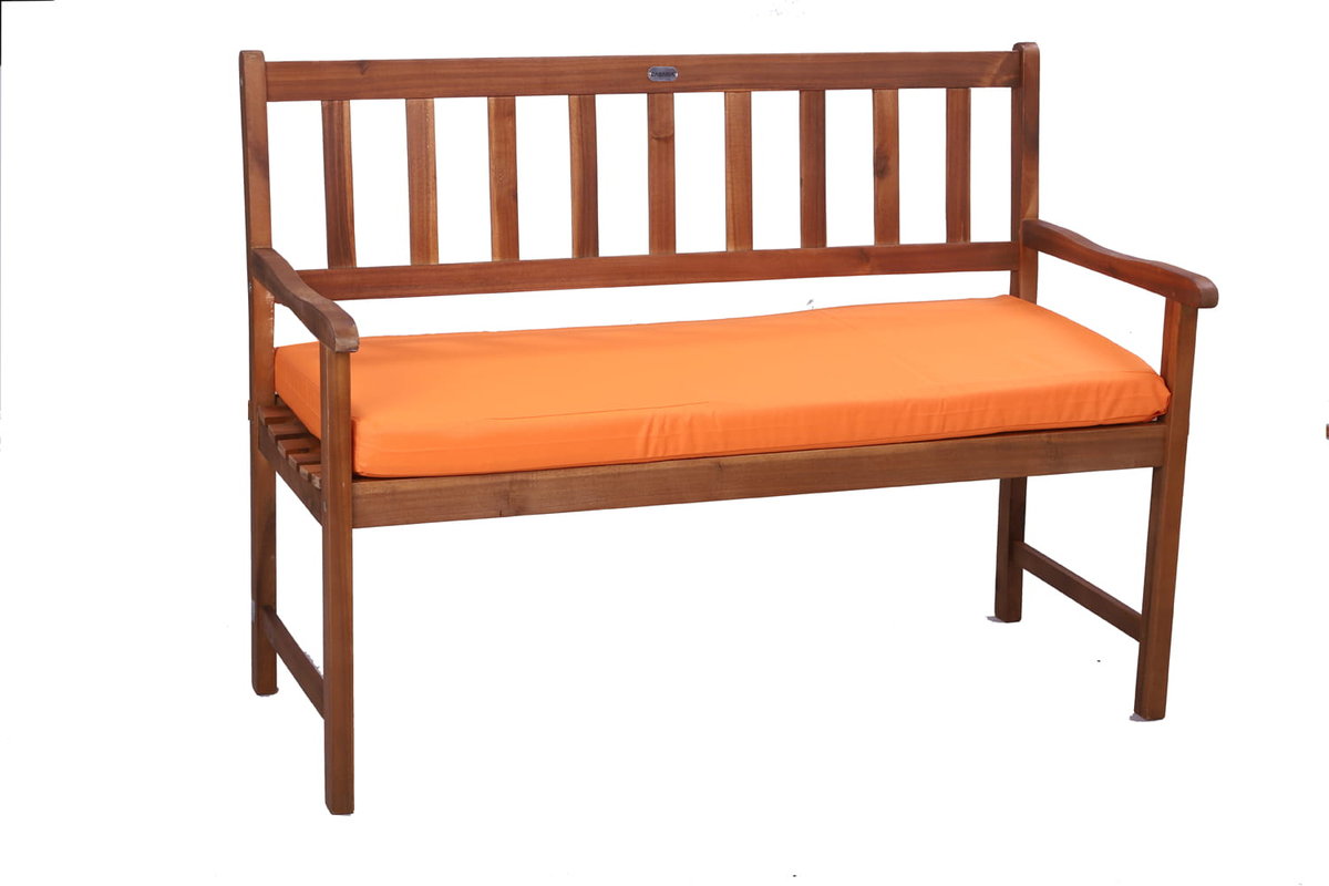 Poduszka ogrodowa 150x50x7cm, poduszka na ławkę, czerwona, poduszka na meble ogrodowe, płaska poduszka, siedzisko na ławkę, poduszka zewnętrzna/ Set..
