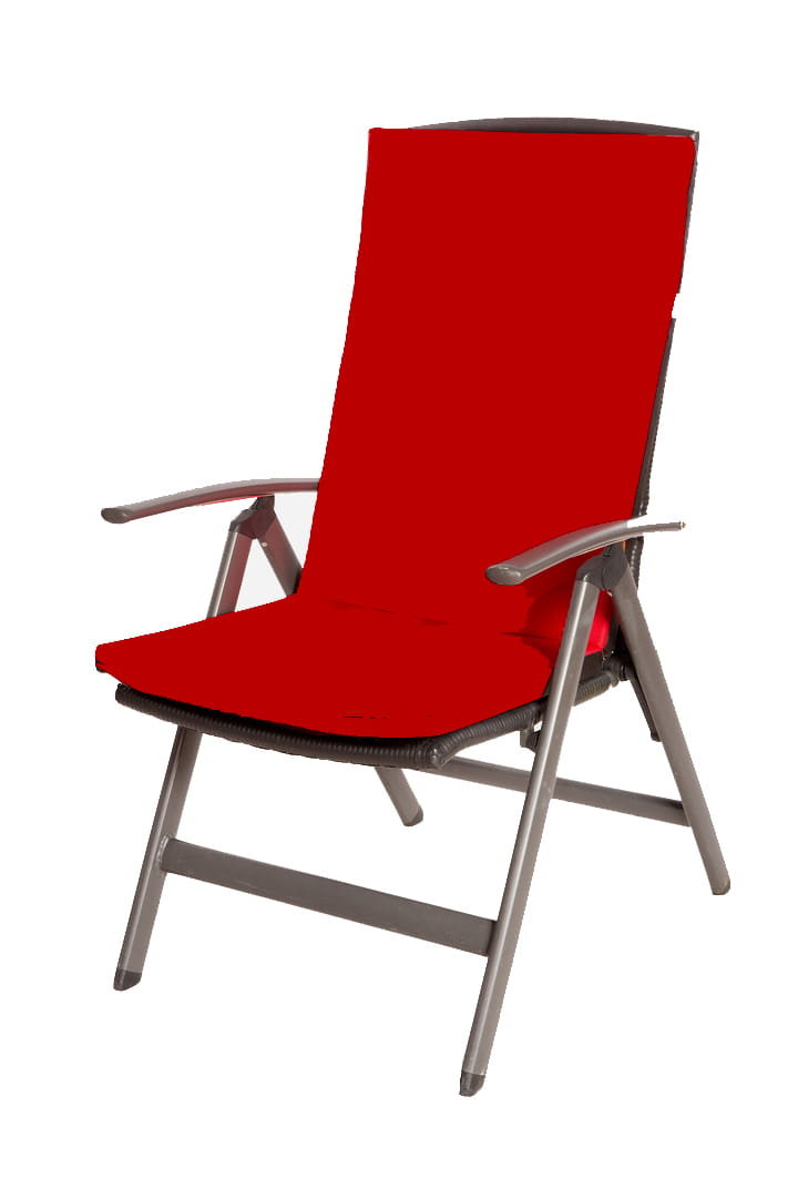 Poduszka na krzesło ogrodowe 110x47x4cm, czerwona poduszka ogrodowa, poduszka na fotel, poduszka ogrodowa, poduszka płaska/ Setgarden