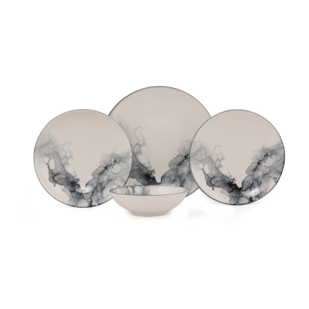 Porcelanowy zestaw talerzy 24 szt. – Hermia