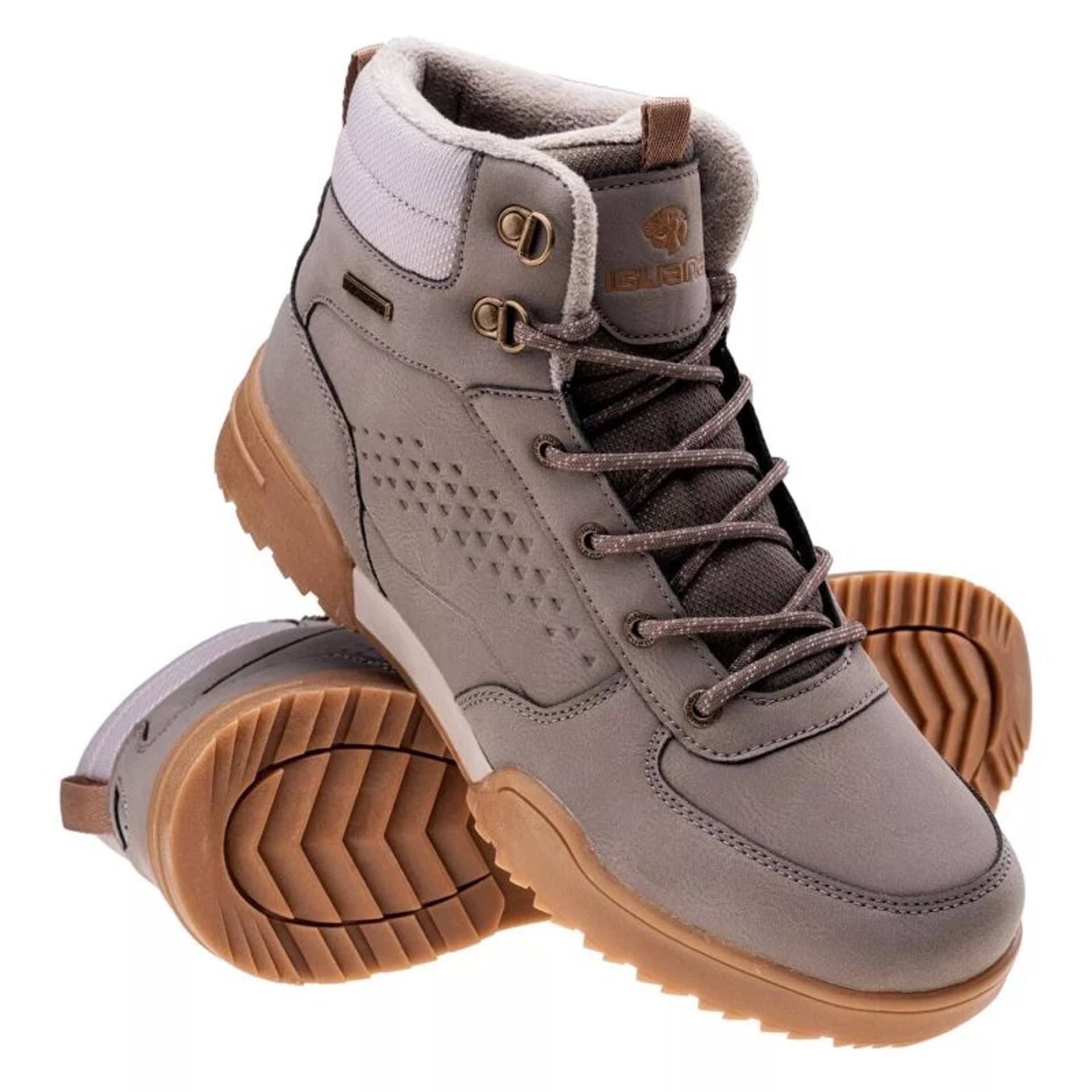 ﻿IGUANA SOLVIS MID WP - Męskie Buty Zimowe z Membr