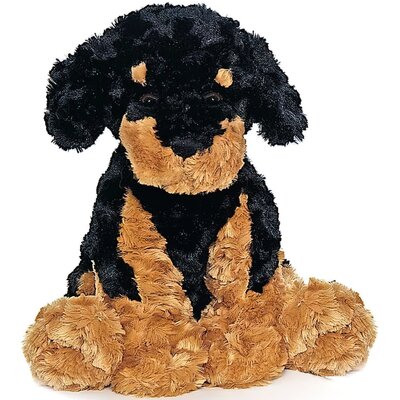 TEDDYKOMPANIET, Pluszak Piesek, czarny-brąz, 40 cm