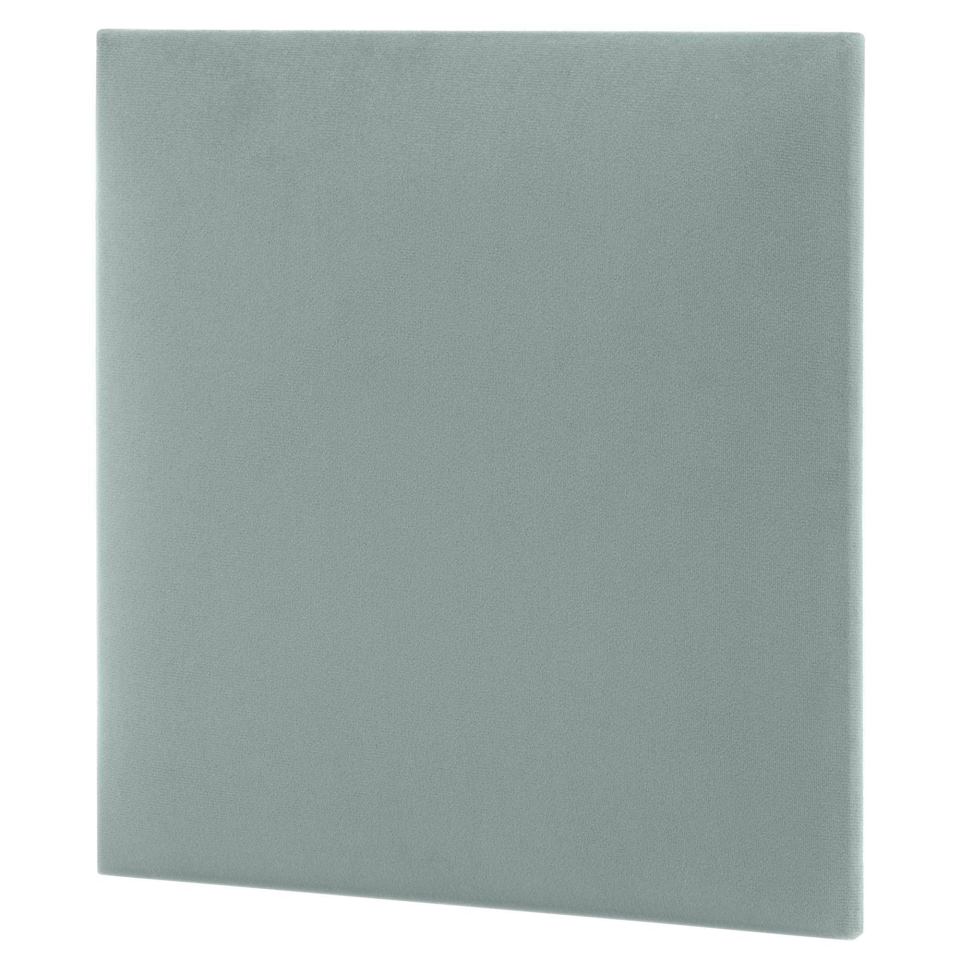 PANEL ŚCIENNY TAPICEROWANY 3D KWADRAT 30x30 CM MIĘTOWY T08 WELUROWY