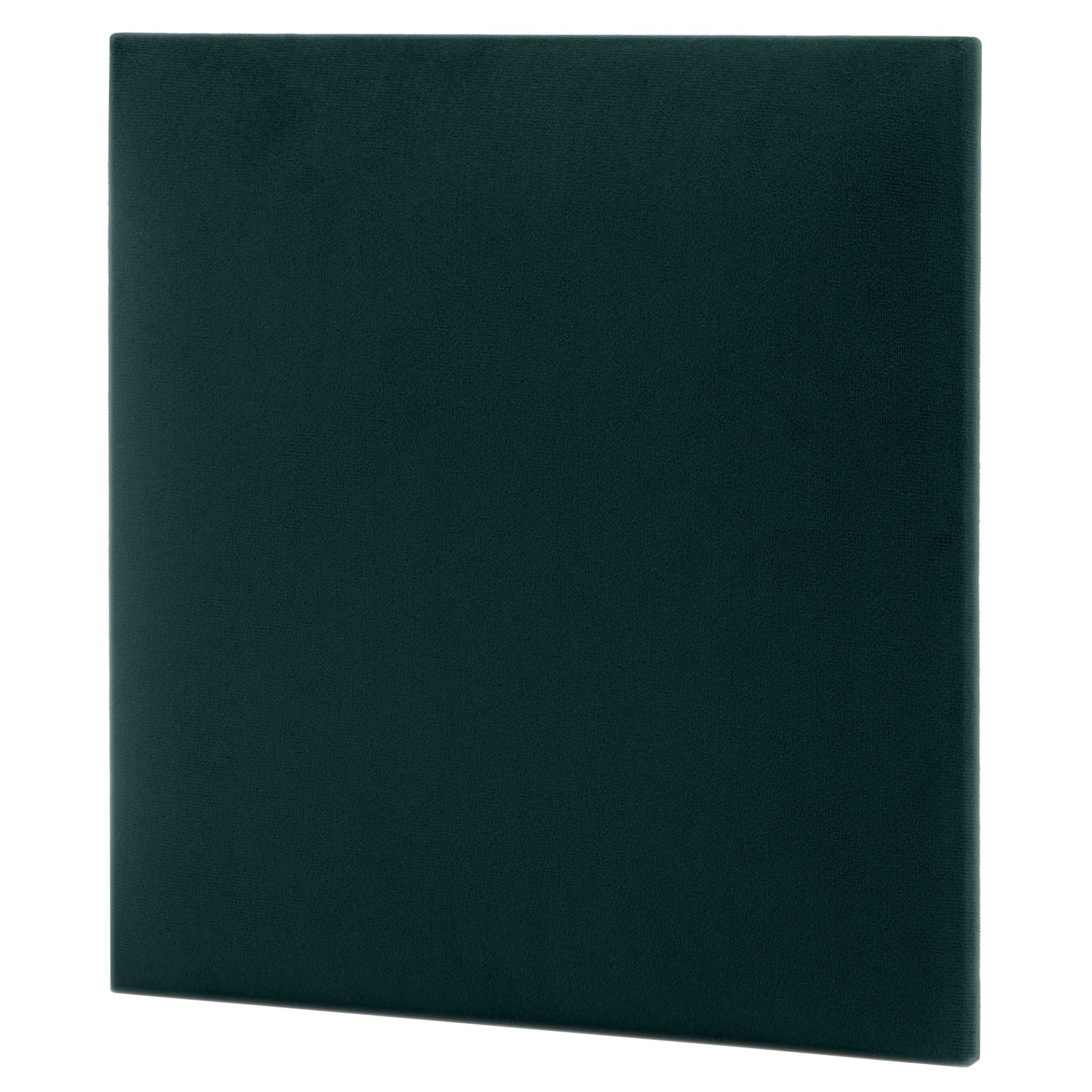 PANEL ŚCIENNY TAPICEROWANY 3D KWADRAT 30x30 CM TURKUSOWY T09 WELUROWY