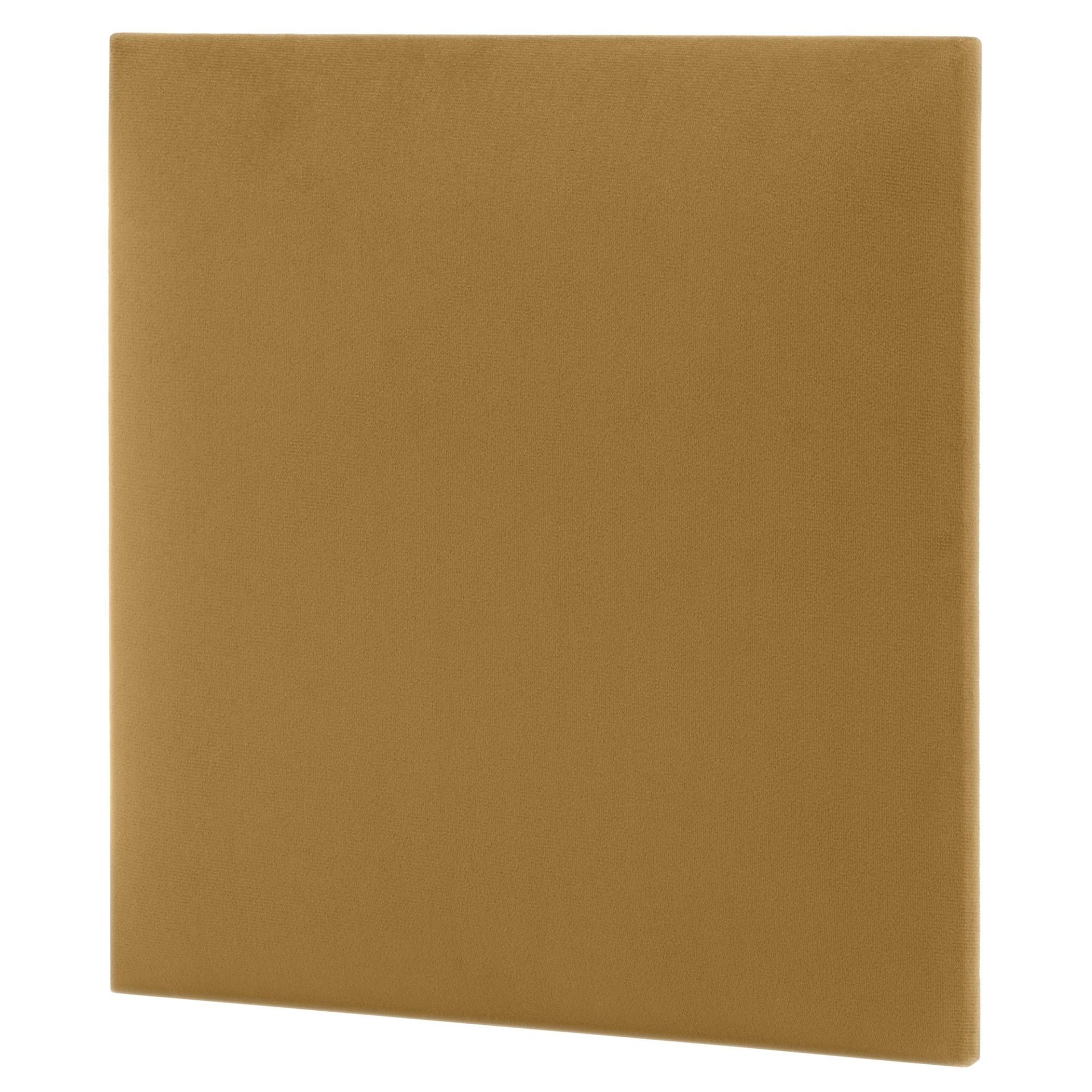 PANEL ŚCIENNY TAPICEROWANY 3D KWADRAT 30x30 CM ŻÓŁTY T18 WELUROWY
