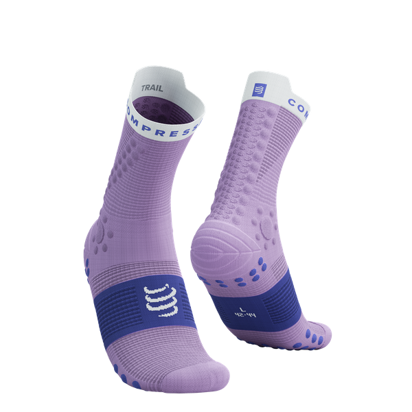 COMPRESSPORT Skarpetki do biegania trailowe ProRacing Socks V4 Trail lupine/dazzling blue