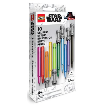 Długopisy żelowe dla dzieci zestaw 10 szt. Star Wars – LEGO®