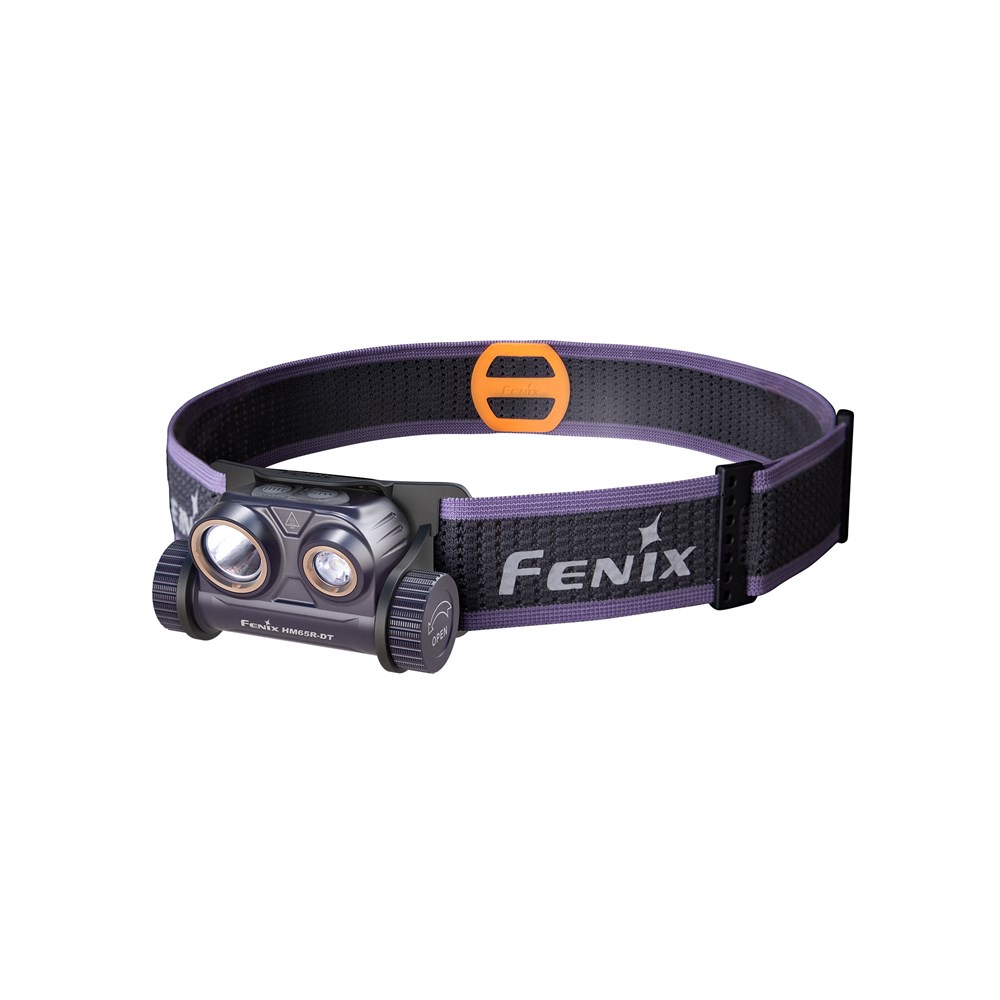 Fenix - Latarka czołowa HM65R-DT - 1500 lm - Ciemnofioletowa - HM65R-DT dark purple