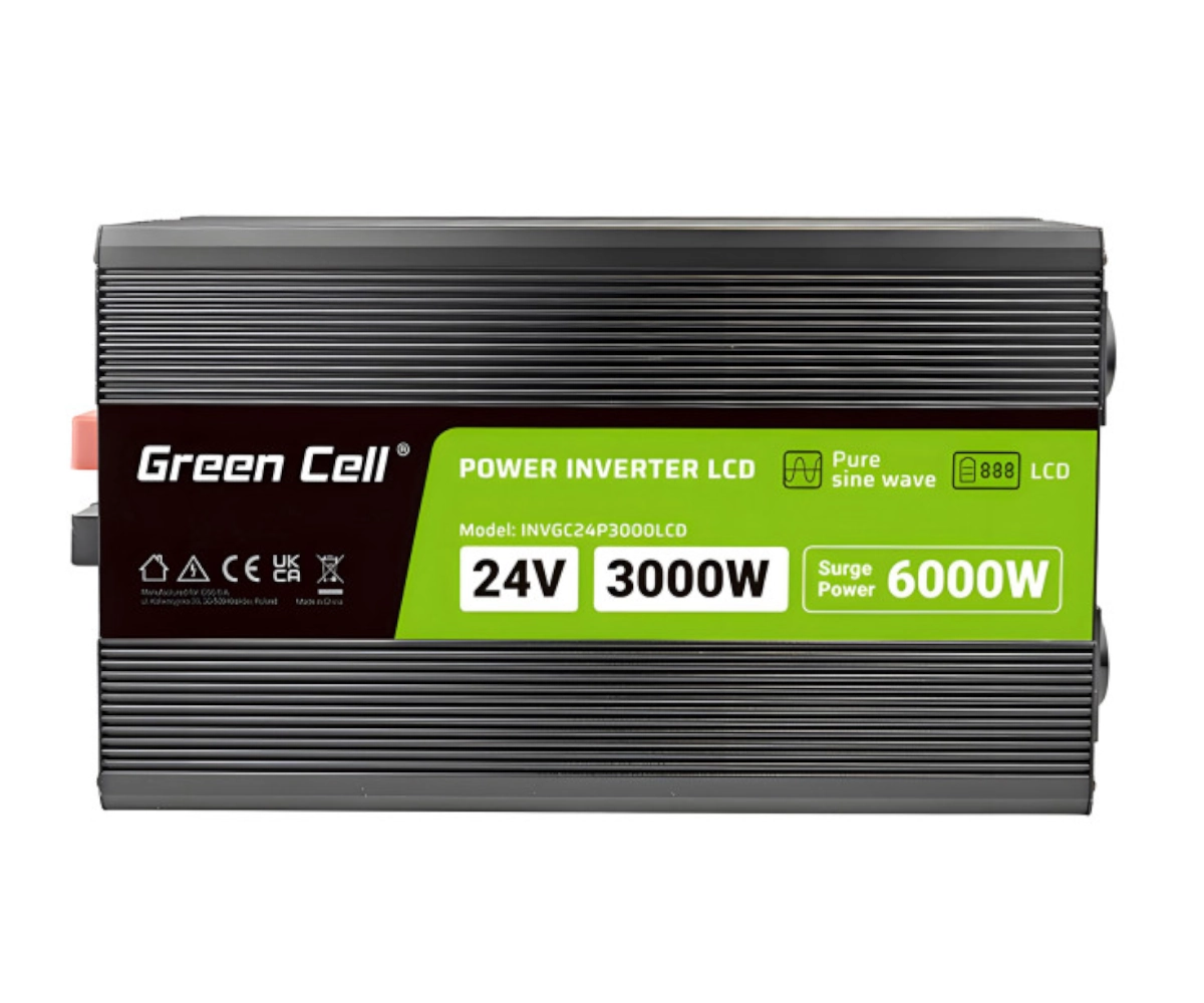 Green Cell Inwerter 24V na 230V PowerInverter 3000/6000W