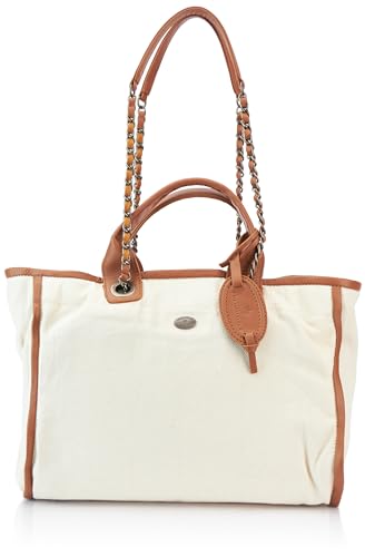baradello Women's Shopper Bag, brązowo-beżowa, Br?zowy be?owy