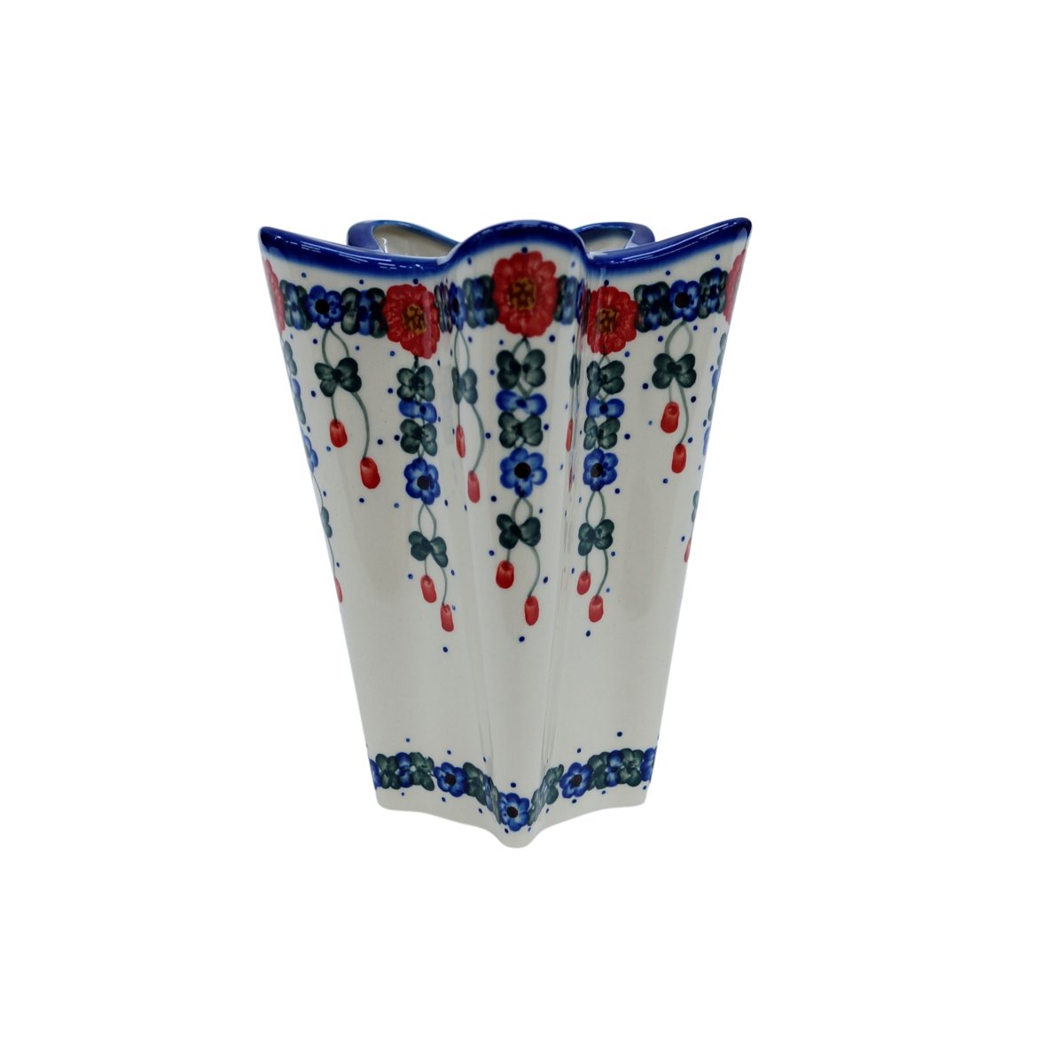 Ceramiczny wazon Lilia Ceramika Bolesławiec