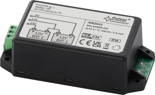 Balanser napięcia akumulatorów 12V AWZ643 Pulsar